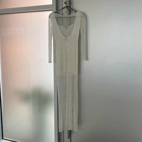 Marciano white bridal shower NWOT Small - Picture 4 of 5